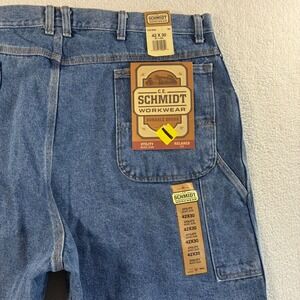 C.E. Schmidt Utility Work Jeans Men 42x30 Blue Relaxed Fit 5 Pocket Workwear NWT
